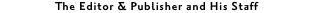 The Editor & Publisher and